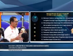 Isi Kuliah Umum Bela Negara di UB, Kajati Banten Didik Farkhan Ajak Mahasiswa Dukung Gerakan Anti Korupsi