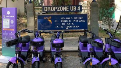 UB Terapkan Kampus Ramah Lingkungan, Gandeng Beam Mobility Indonesia Datangkan Sepeda Listrik